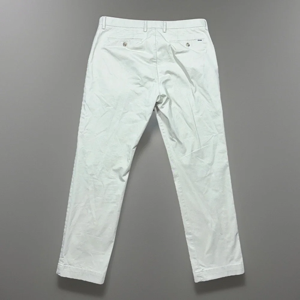 Polo Ralph Lauren Pants Mens 36/32 Beige Stretch Straight Fit Chino Classic